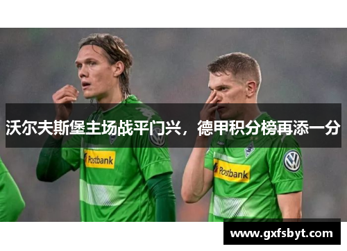 沃尔夫斯堡主场战平门兴，德甲积分榜再添一分